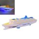 thumbnail image 2 of Mini barco de juguete para niños, modelo de barco musical con sonido intermitente, cruceros eléctricos, juguetes de modelo de barco, 2 of 5