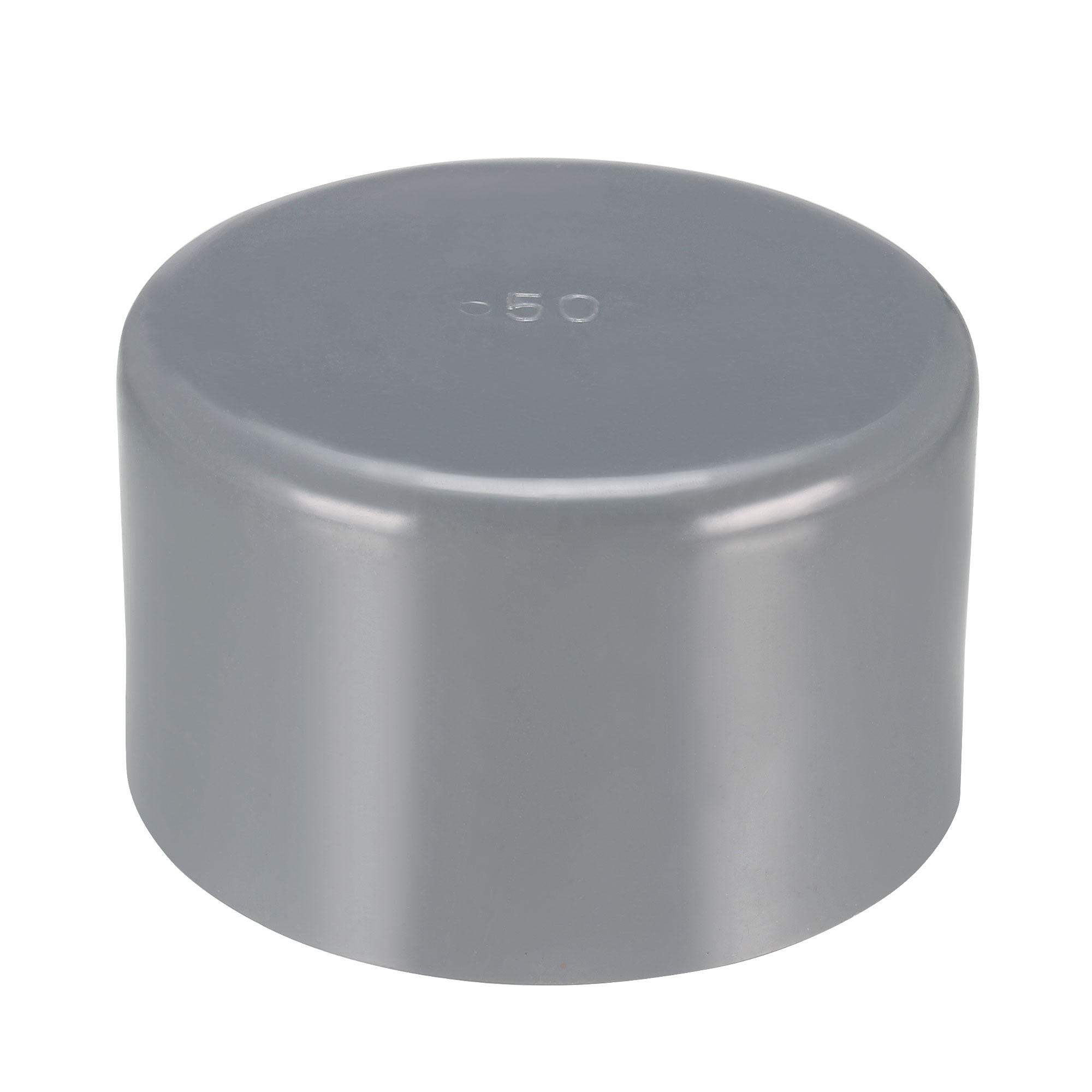 50mm PVC Pipe Cap Fitting, Slip End Caps DWV(Drain Waste Vent) Gray 2