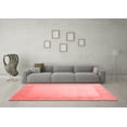 thumbnail image 3 of Ahgly Company Indoor Square Abstract Red Contemporary Area Rugs, 7' Square, 3 of 4