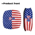 thumbnail image 2 of HELLHERO Bow Element on The American Flag Walker Covers Backrest Covers Waterproof Reusable Cover Only for Elderly, 2 of 7