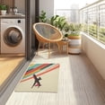 thumbnail image 4 of Yayeee Doormat for Indoor Entrance 32" x 20" Non Slippery Floor Rug, Colorful Plane Stripes, 4 of 8