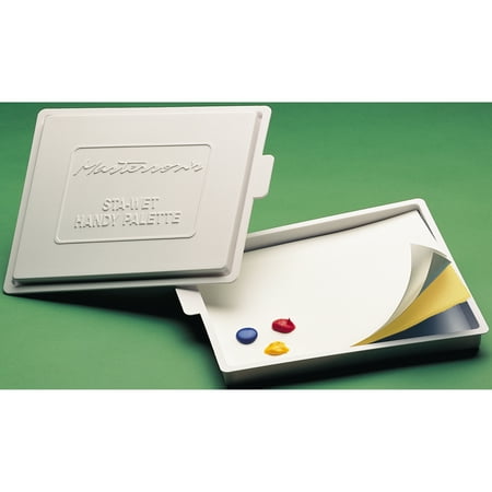 Wet Palette - Masterson Sta-Wet Acrylic Palette With Cover, 8-1/2