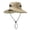 Khaki, variant on Unisex Wide Brim Mesh Fisherman Hat, UPF 50+ Sun Protection Breathable Sun Hat with Adjustable Chin Strap for Fishing, Beach, and Outdoor Activities-Dark Gray