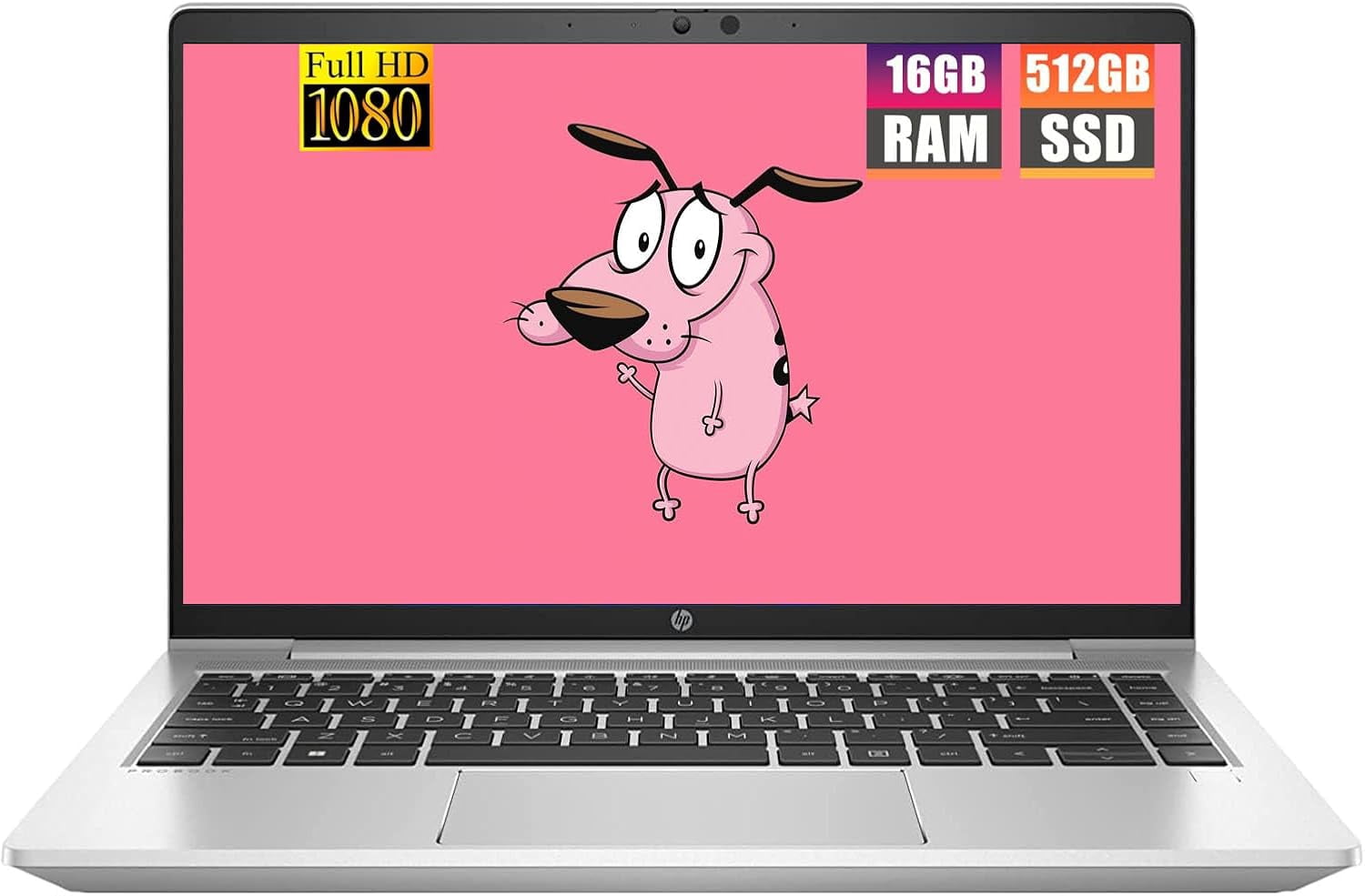 Restored HP ProBook 445 G8 14" Business Laptop, AMD Ryzen 5 5600U 6-Core, 16GB RAM, 512GB SSD, FHD 1920x1080 Display, Windows 11
