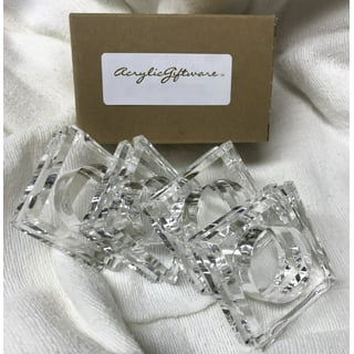 Napkin Rings in Table Linens Clear Walmart