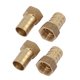 thumbnail image 1 of Conector de acoplamiento de tubo de latón con rosca hembra de 1/2 BSP y barbilla de manguera de 19 mm, 4 piezas, 1 of 2