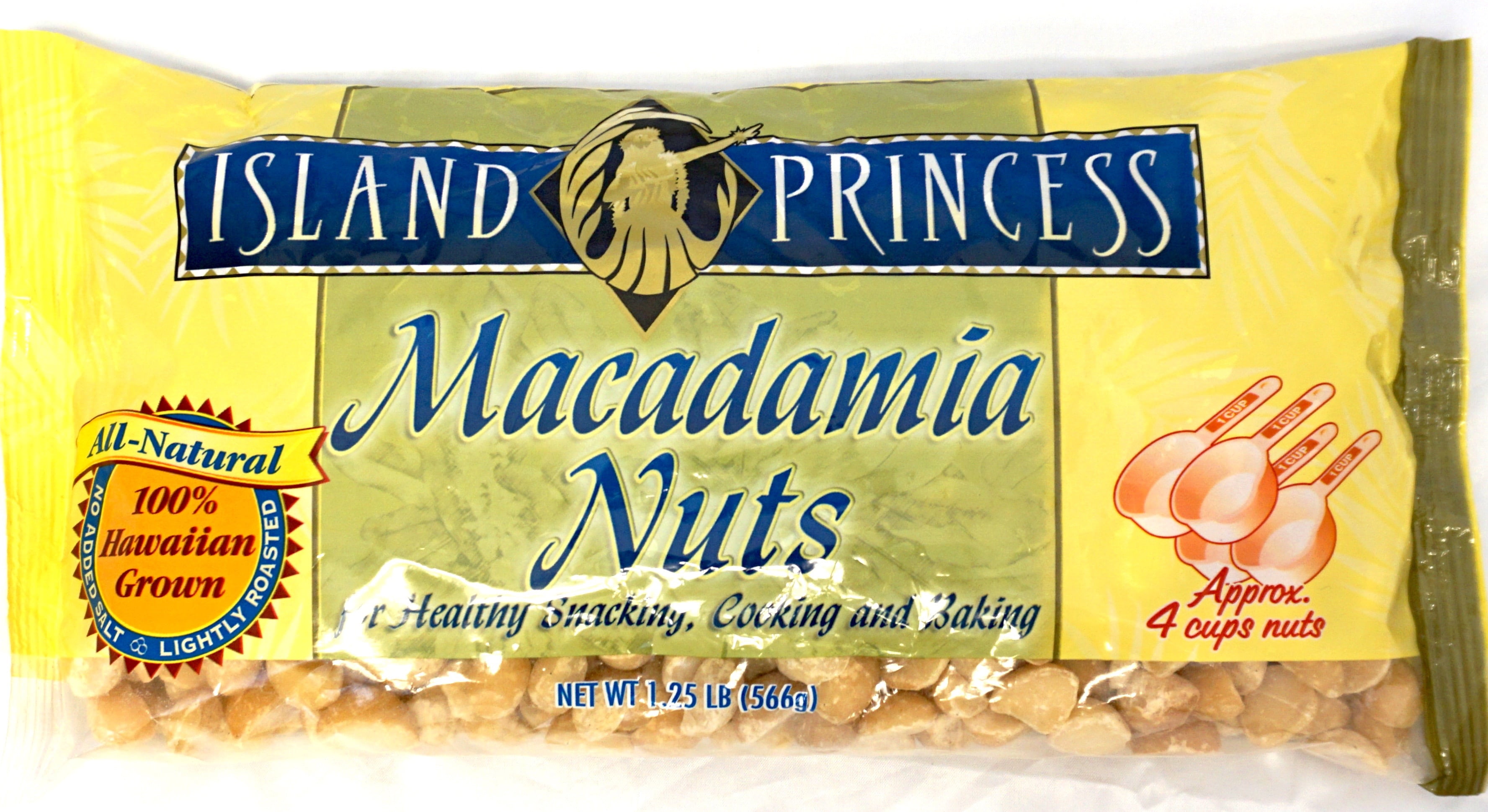 Island Princess Macadamia Nuts, Dry Roasted, All Natural 20 oz