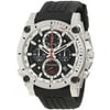 Men's Precisionist 98B172 Black Polyurethane Quartz Watch