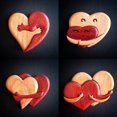 thumbnail image 2 of 4 Pcs Décoration de Table Cœur de la Saint-Valentin Panneau à Étages, Panneau en Bois pour Femmes, 2 of 5