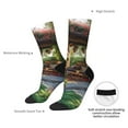 thumbnail image 4 of Cauagu Charming Garden Patio Print Crew Socks for Women and Men,Adult Athletic Running Socks 1-Pair Sports Socks Work Gear Socks with Moisture Wicking, 4 of 6