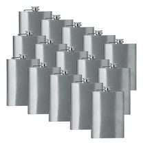 8oz Stainless Steel Hip Flask (QTY 15) (Stainless steel) Groomsman wedding gift 8oz Stainless Steel Hip Flask (QTY 15) (Stainless steel) Groomsman wedding gift