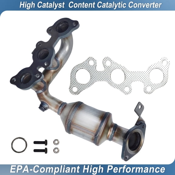 For 2004-2006 Toyota Sienna Exhaust Manifold Catalytic Converter FWD Bank 2 3.3L