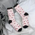 thumbnail image 5 of Yiaed Valentine's Day Print Great elasticity Crew Socks Sports socks for Men and Women, 5 of 6