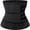 Black, variant on QRIC Neoprene Sauna Waist Trainer Corset Sweat Belt for Women Compression Cincher Band Workout Fitness Back Support