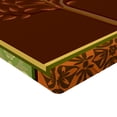 thumbnail image 2 of Ambesonne Tribal Fitted Sheet, Native Art, Full Size, Brown Green, 2 of 3