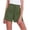 Army Green, variant on IROINNID Women's Drawstring Cotton And Linen Elastic Waist Pocket Solid Shorts With Pocket Shorts With Pocket