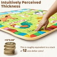 thumbnail image 5 of Beavtaens Baby Play Mat, 50"x50"x1", Thick Cushioning Foam, Non-Slip, Foldable and Machine Washable, Odor-Free, for Playpens and Baby Crawling, 5 of 10