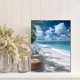 thumbnail image 2 of Qisvanset 12x16 Inch Maldives Seascape Canvas Wall Art, Tropical Ocean Panoramic Exotic Home Wall Decor, 2 of 8