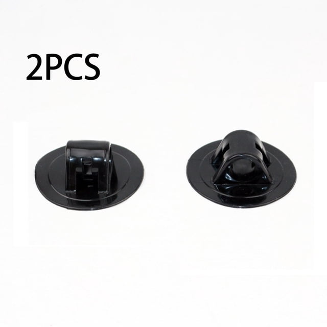 GLFILL 2pcs Inflatable Boat Kayak Engine Mount Motor Stand Holder Safe Drag Rope Buckle Black Holders Engine Mount Grommet Vertical