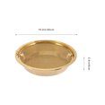 thumbnail image 4 of Assiette de Drainage d'Huile Assiette de Refroidissement pour Collations Plateau de Service en Acier Inoxydable, 4 of 8