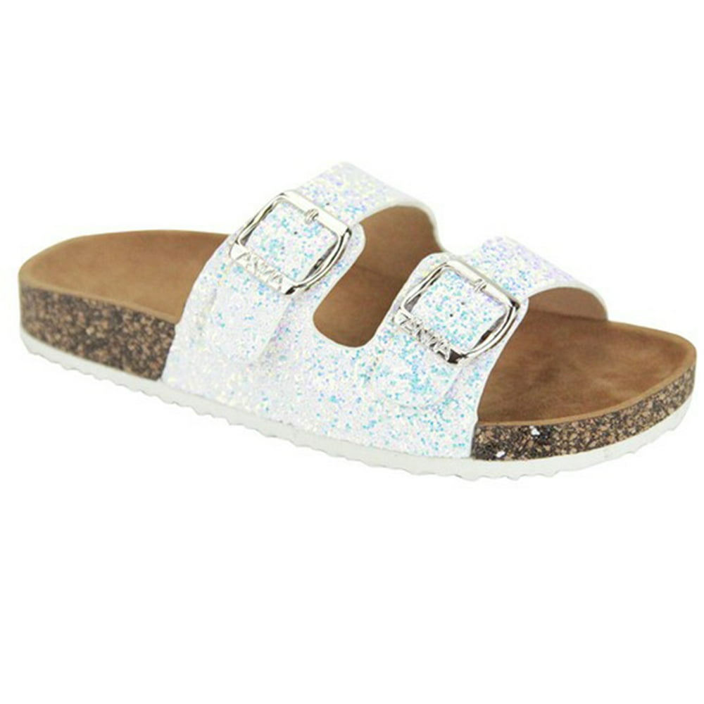 thick double strap sandals