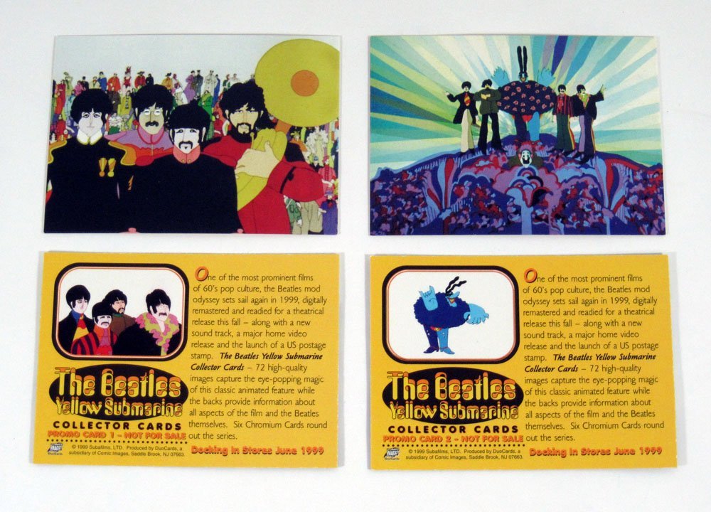 Download 1999 Comic Images The Beatles Yellow Submarine Promo Card Set (2) Nm/Mt - Walmart.com - Walmart.com