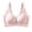 Pink, variant on Women’s Plus Size Wireless Bra Seamless V-Neck Soft Support Everyday Comfort Bra