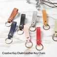 thumbnail image 2 of Injueey Llavero colgante negocio automóvil cuerda accesorios Unisex Simple Casual billetera corta hecha a mano moda artesanal Artesanía Gris Injueey HA073876-05, 2 of 6
