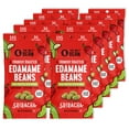 thumbnail image 2 of The Only Bean Crunchy Roasted Edamame Snacks (Sriracha), Protein Keto Snacks, Vegan, Gluten-Free Snacks, Healthy Snacks for Adults and Kids, 100 Calorie Snack Pack, 0.9 Ounce (Pack of 10), 2 of 7