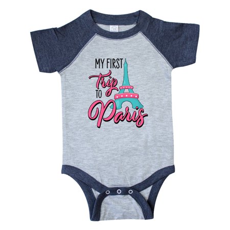 

Inktastic My First Trip to Paris Gift Baby Boy or Baby Girl Bodysuit