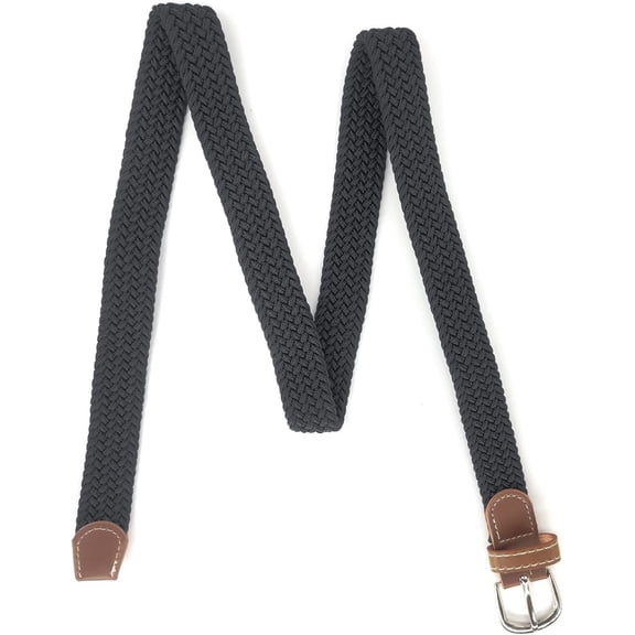 Elastic Belt - Stretch Canvas Braided Belt
