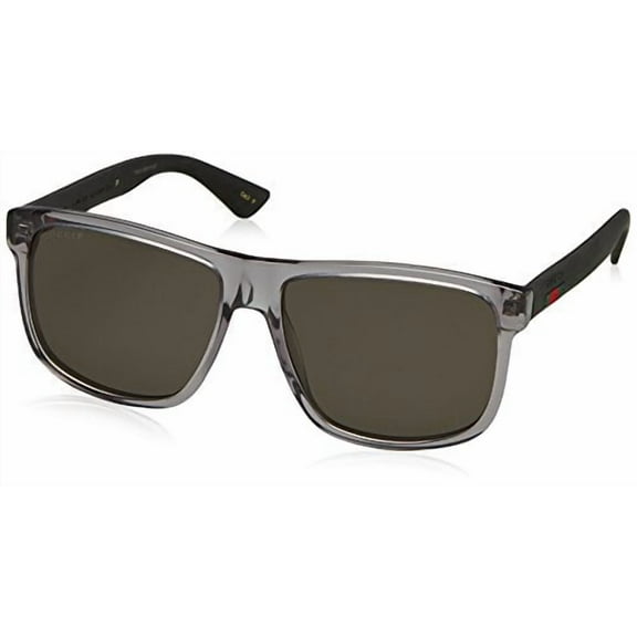 Gucci GG0010S 004 Unisex Rectangle Sunglasses