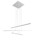 thumbnail image 2 of Bethel ALU04C45WH Matte White Frame Led Ceiling Fixture With Hanging Stick Pendants, 2 of 2