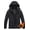 Black, variant on NEIKU Men's Winter Coat Hooded Work Jacket, Warm Quilted Cotton Lined Outdoor Heavy Duty Outerwear Coat Black L