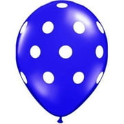11 in. Big Polka Dots Latex Balloon - Purple
