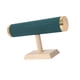 thumbnail image 5 of Organizador de pulseras, soporte para barra, vitrina, soporte multifuncional para pulseras de arpillera. franela verde, 5 of 9