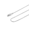 thumbnail image 3 of Sterling Silver 1.40MM Rope (Diamond Cut) Chain Necklace for Men and Women ( Unisex ), 16"-30", 3 of 7