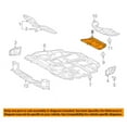 thumbnail image 3 of For HS250H, Prius, xB, tC Rear Engine Splash Shield Under Cover Guard TO1228164, 3 of 5