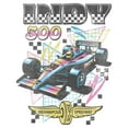 thumbnail image 2 of Mens Indy 500 Colorful Racing Car Logo T Shirt, 2 of 5