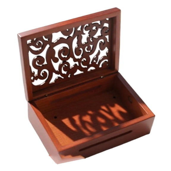 LeeQinersw Wooden Music Box Antique Unique 30 Note for Valentines Halloween Anniversary Brown