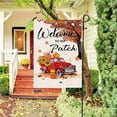 thumbnail image 3 of CNKOO Thanksgiving Fall Autumn Pumpkin Wwarf Welcome Fall Courtyard Garden Flag Yard Decor, 3 of 3