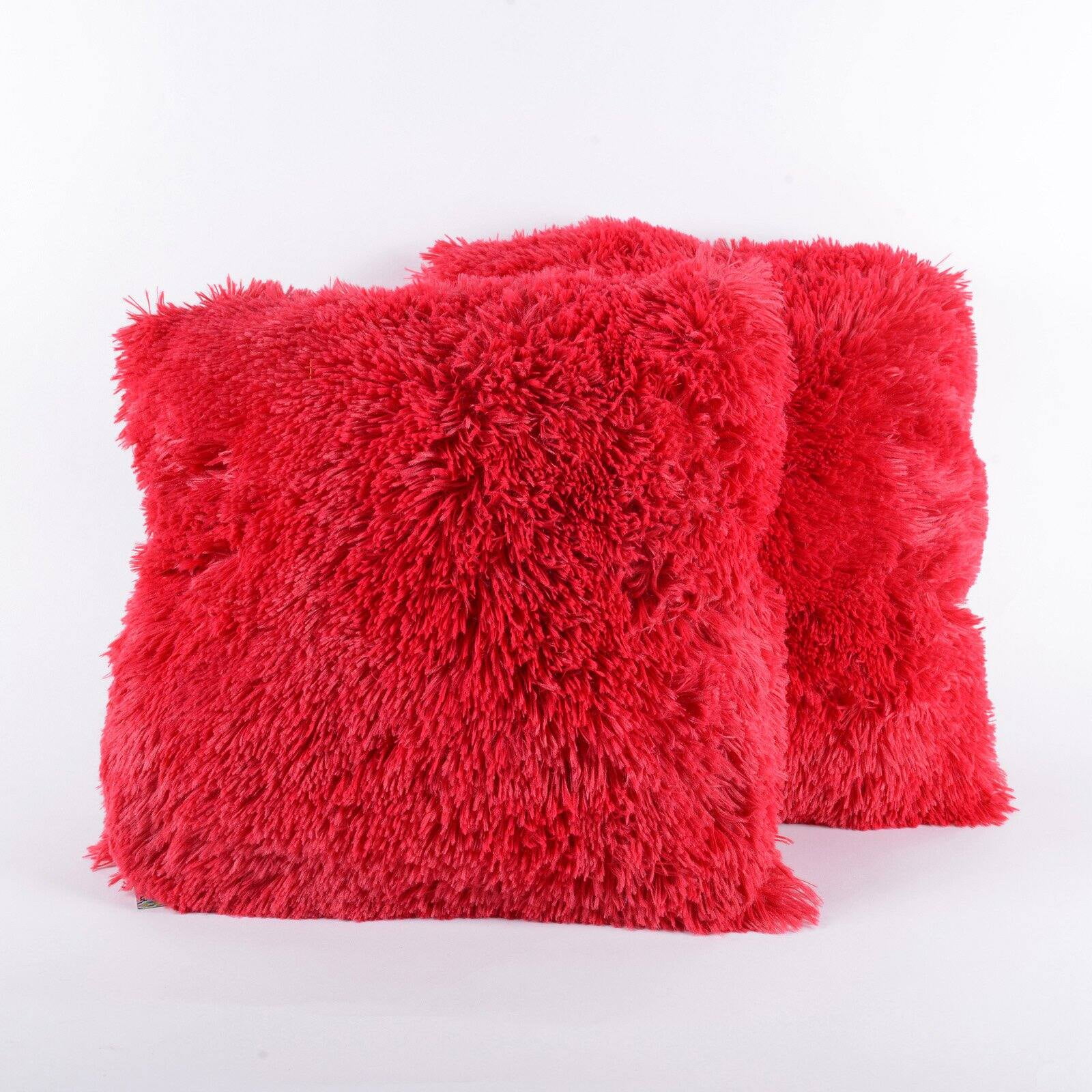 Faux Fur Throw Pillows Set of 2 by Popular Home