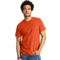 thumbnail image 2 of Hanes Beefy-T Unisex Short Sleeve T-Shirt Orange M, 2 of 6