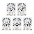 thumbnail image 2 of Skeleton Face , Skull Face Stickers DIY Safe Eco Friendly  For Cosplay For Halloween, 2 of 8