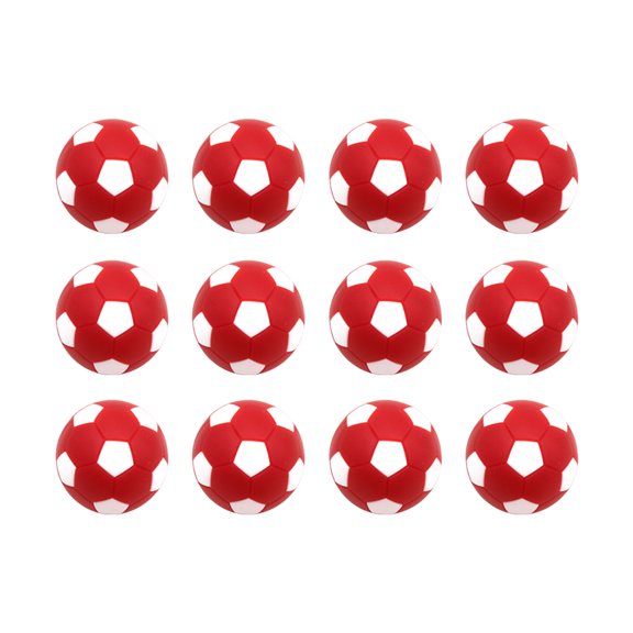 12Pcs 28mm Foosballs Table Game Replacement Balls Official Tabletop Game Balls Table Soccer Balls Football Machine Part