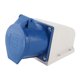 thumbnail image 5 of Enchufe Industrial De 3 Pines, IP44 Conector Industrial Hembra De 3 Pines A Prueba De Agua Resistente A Impactos ABS Enchufe De La UE 220-250 V Para Agricultura Para Caravana, 5 of 7