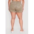 thumbnail image 4 of Women's Plus Size Acid Wash Lip Graphic Shorts, 4 of 4