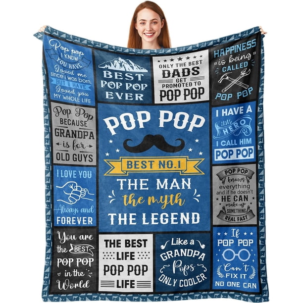 LHSHID Pubrave Pawpaw Gifts Fathers Day/Birthday Gifts for Pawpaw Paw Paw Gifts for Grandpa/Grandfather Pawpaw Gifts from Grandchildren/Grandkids Pawpaw Fathers Day/Birthday Gift Blanket 30"x40"