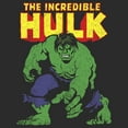 thumbnail image 2 of Men's Marvel The Incredible Hulk Distressed Retro Poster  Graphic T-Shirt, 2 of 5