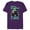 Purple, variant on Star Wars The Mandalorian Grogu Strong with the Force - Short Sleeve Blended T-Shirt for Adults - Customized-Yellow